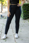 The Billie Blue Panel Leggings-Reef Love
