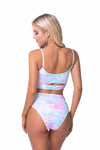 Tie Dye High Waist Bikini Set-Reef Love