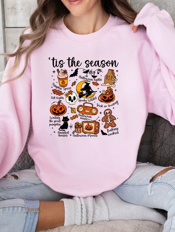 Tis The Season Halloween Crewneck Sweatshirt