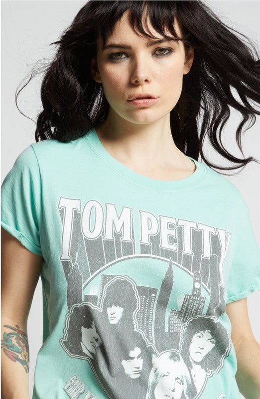 Tom Petty And The Heartbreakers 1977 Fitted Tee-Reef Love
