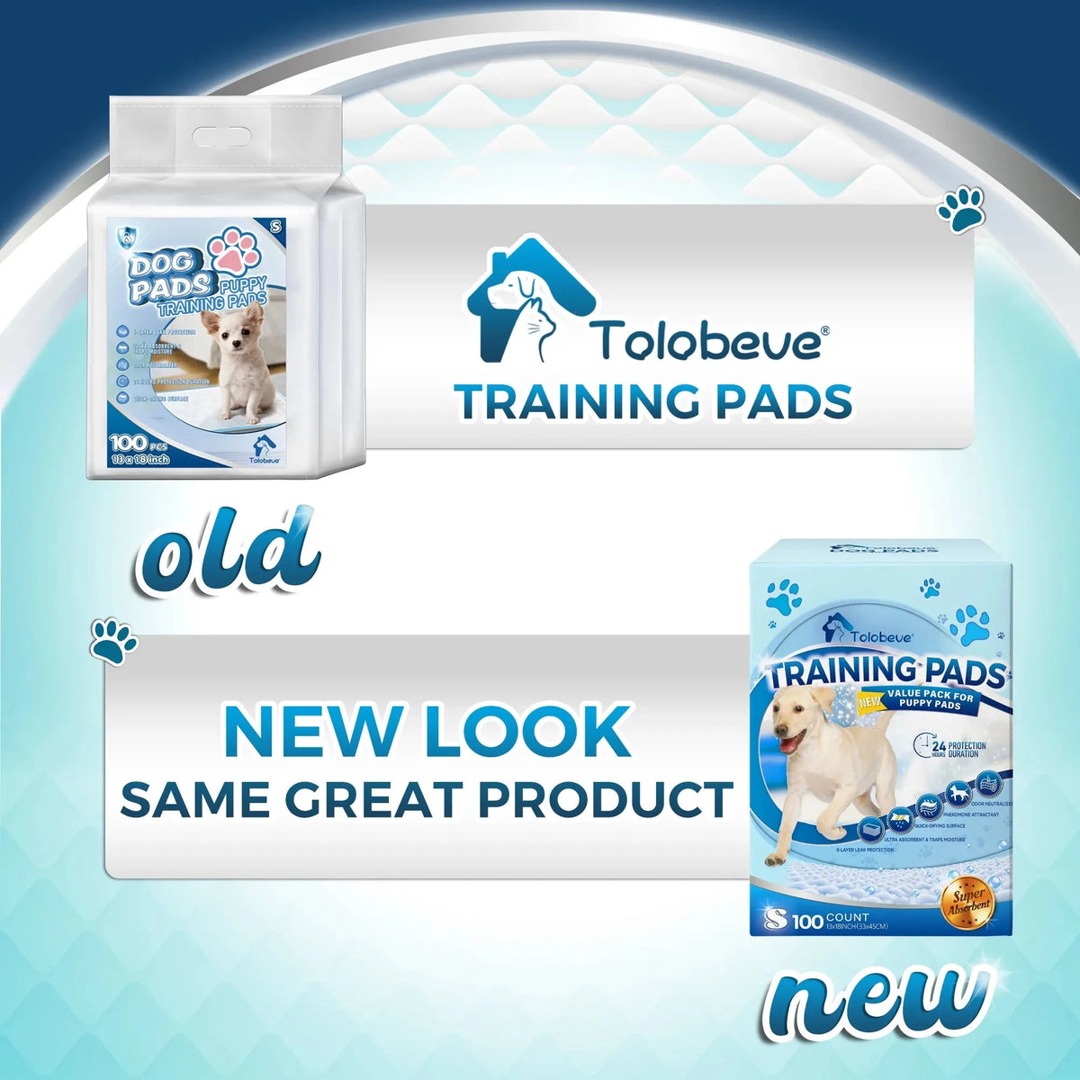 Training Pads, Dog & Puppy Pads,S, 13X18 In,100 Count,Disposable Dog Pee Pads