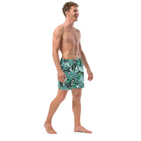 Tropical Green Recycled Swim Trunks- Boho Chic Styles by Reef Love