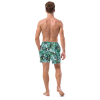 Tropical Green Recycled Swim Trunks- Boho Chic Styles by Reef Love