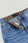 Tummy Control Elastic Band High Rise Wide Jeans Plus Size-Jeans-RISEN-Reef Love