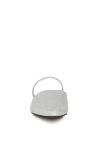 Twiggy Glitter Faux Leather Flat Mules- Boho Chic Styles by Reef Love