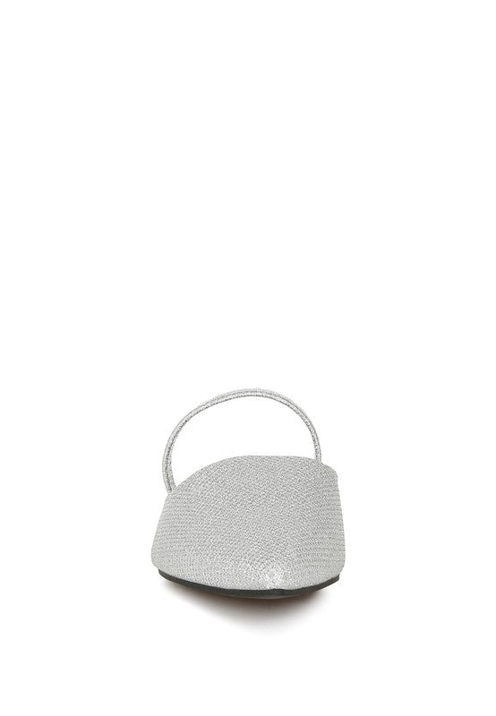 Twiggy Glitter Faux Leather Flat Mules- Boho Chic Styles by Reef Love