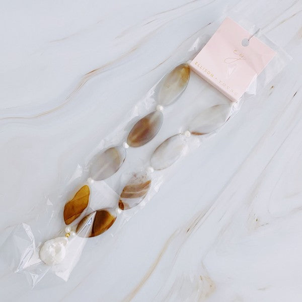 Upper East Baroque Pearl Necklace, 18k Gold Plated Tarnish Resistant