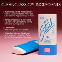 Vacation Super Stick SPF 45, Clear Sunscreen for Face & Air Freshener Bundle, Travel Size- Boho Chic Styles by Reef Love