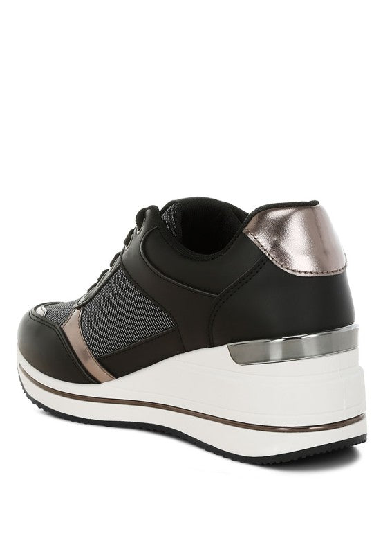 Vespera Faux Leather & Mesh Sneakers- Boho Chic Styles by Reef Love
