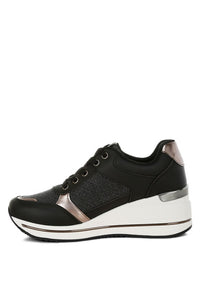 Vespera Faux Leather & Mesh Sneakers- Boho Chic Styles by Reef Love