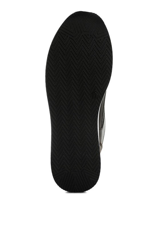 Vespera Faux Leather & Mesh Sneakers- Boho Chic Styles by Reef Love