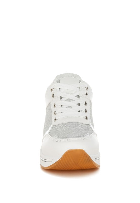 Vespera Faux Leather & Mesh Sneakers- Boho Chic Styles by Reef Love