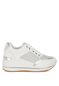 Vespera Faux Leather & Mesh Sneakers- Boho Chic Styles by Reef Love