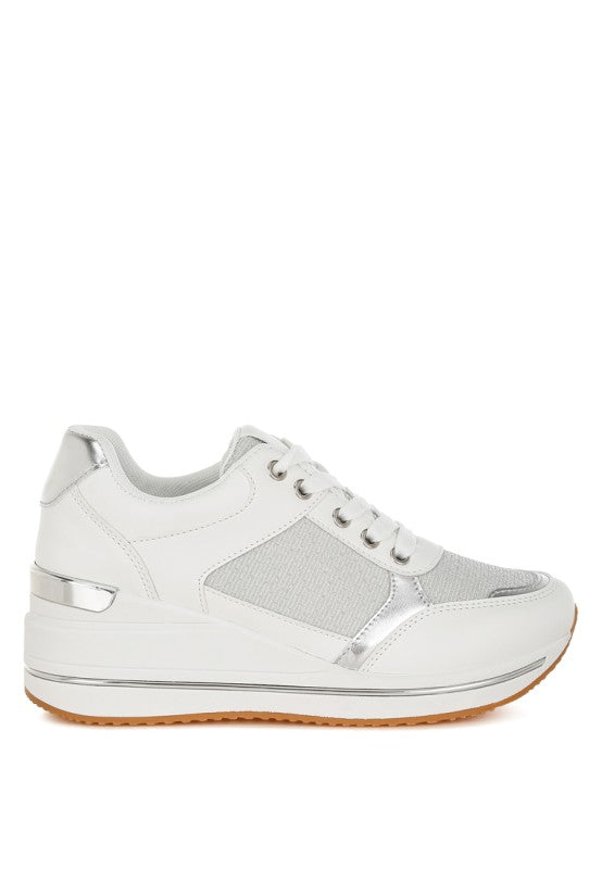 Vespera Faux Leather & Mesh Sneakers- Boho Chic Styles by Reef Love