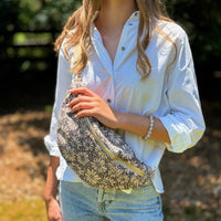 Vintage Floral Sling Crossbody Bag