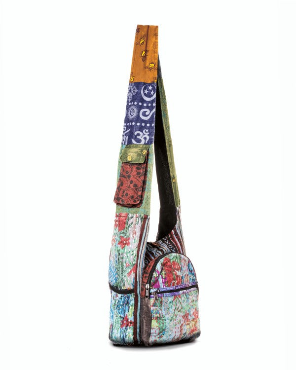 Kathmandu Collection Vintage Patchwork Hobo Bag-Hobo Bag-Reef Love