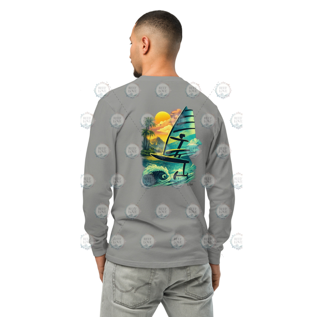 Foil Hawaii Long Sleeve Graphic Tee - Reef Love Custom Design
