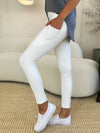 Wide Waistband Workout Leggings-High-waisted workout leggings with wide waistband & side pockets. Opaque, stretchy, comfy & flattering. Standard & plus sizes.