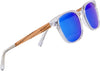 Woodies Clear Acetate Frame + Colored TAC Lens Sunglasses-Unisex Sunglasses-Reef Love