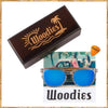 Woodies Clear Acetate Frame + Colored TAC Lens Sunglasses-Unisex Sunglasses-Reef Love