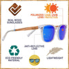 Woodies Clear Acetate Frame + Colored TAC Lens Sunglasses-Unisex Sunglasses-Reef Love