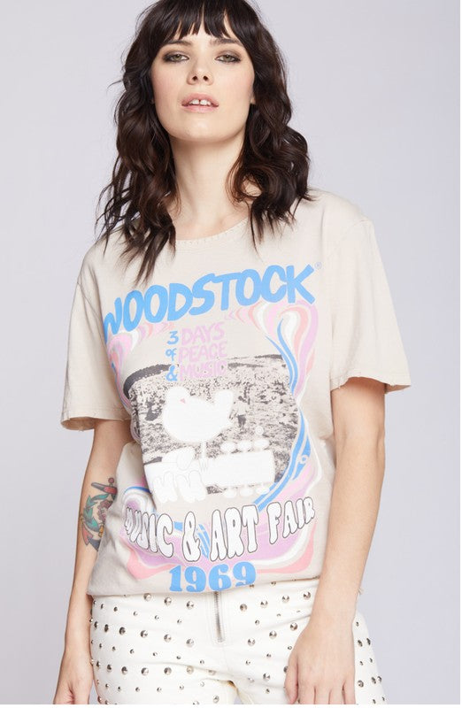 301992 - Woodstock Music & Art Fair 1969 Tee-Reef Love