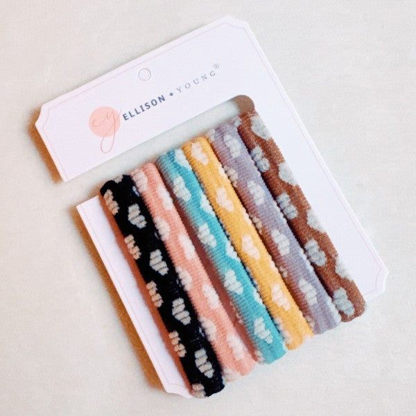Worlds Best Everyday Hair Ties Pack Of 6-