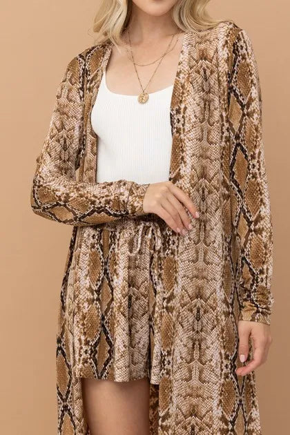 Wrinkle-free Stretchy Cooling Snake Fabric Shorts