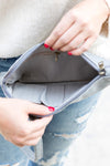 Wristlet Clutch-Chic vegan leather wristlet clutch with O-ring handle, zipper closure, and inner pockets. Perfect for everyday, travel, and date night looks.-Reef Love