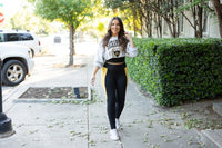 Yasmine Yellow Panel Leggings-Reef Love