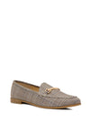 Shop Zaara Faux Suede Slip-On Loafers-Solid faux suede loafers with a classic metal buckle & low heel. Slip-on, round toe design perfect for workdays, casual outings & timeless everyday style.-available at Reef Love online boho-chic boutique