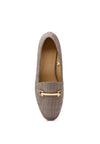 Shop Zaara Faux Suede Slip-On Loafers-Solid faux suede loafers with a classic metal buckle & low heel. Slip-on, round toe design perfect for workdays, casual outings & timeless everyday style.-available at Reef Love online boho-chic boutique