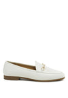 Shop Zaara Faux Suede Slip-On Loafers-Solid faux suede loafers with a classic metal buckle & low heel. Slip-on, round toe design perfect for workdays, casual outings & timeless everyday style.-available at Reef Love online boho-chic boutique