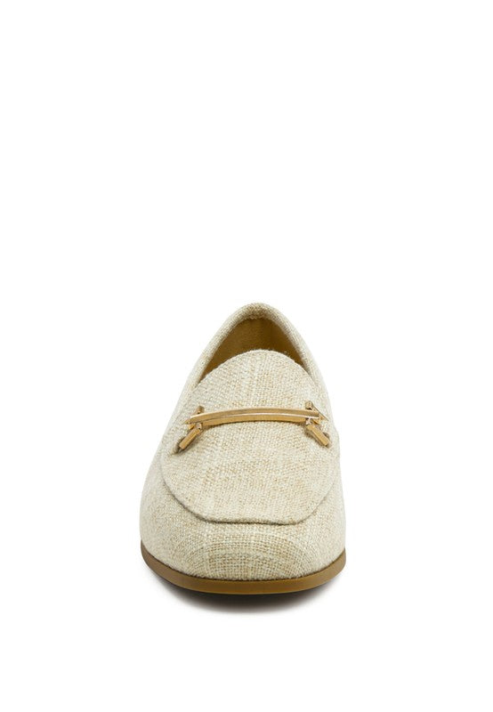 Shop Zaara Faux Suede Slip-On Loafers-Solid faux suede loafers with a classic metal buckle & low heel. Slip-on, round toe design perfect for workdays, casual outings & timeless everyday style.-available at Reef Love online boho-chic boutique