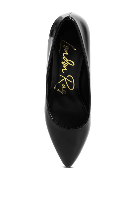 Zaila Metallic Accent Block Heel Pumps- Boho Chic Styles by Reef Love