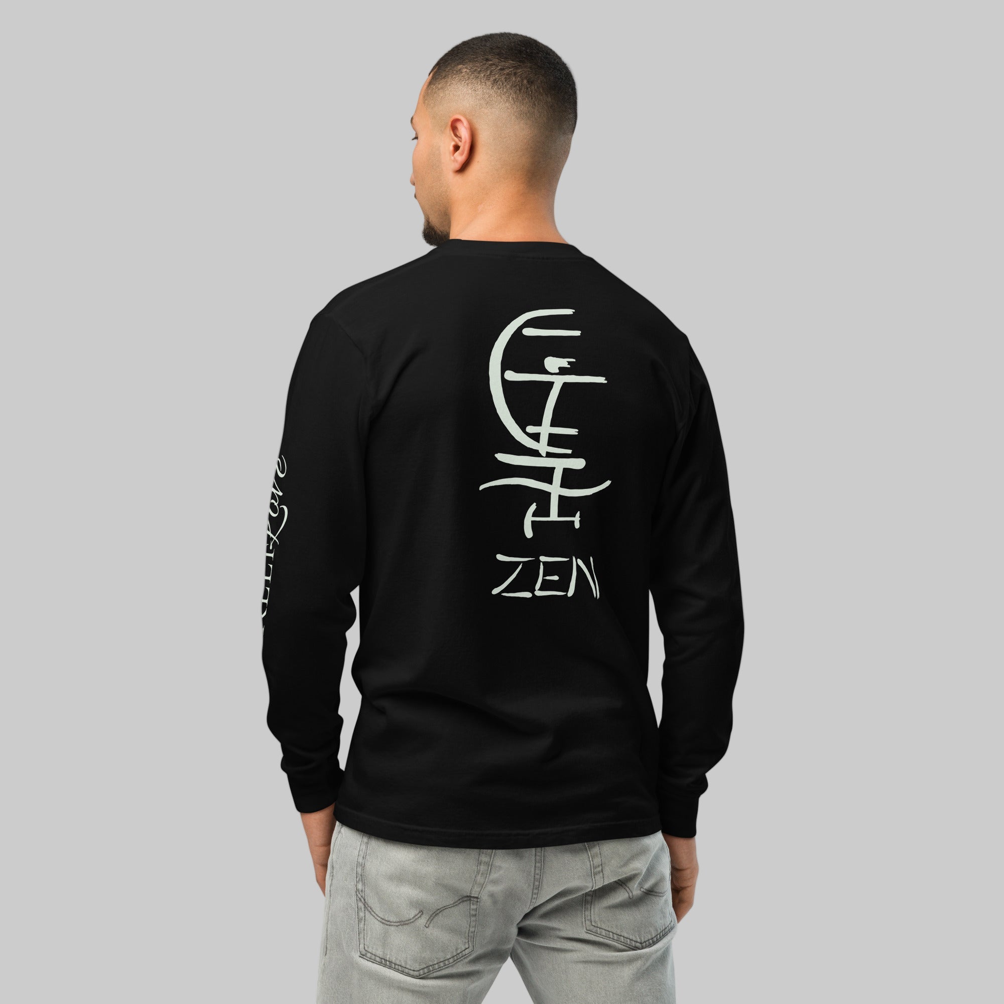 Zen-2 Wind Foiling Long Sleeve Graphic T-Shirt - Exclusive Reef Love Custom Design- Boho Chic Styles by Reef Love