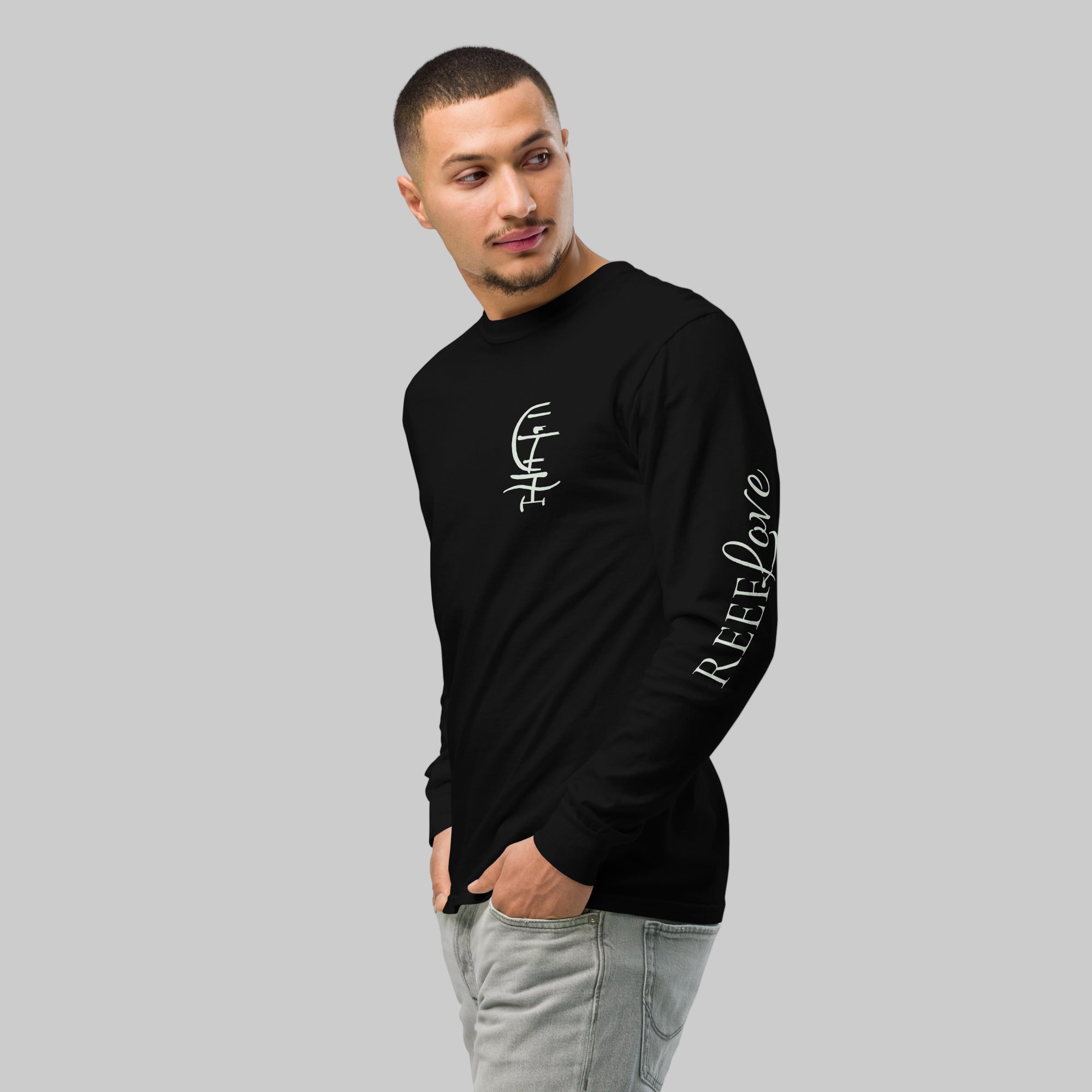 Zen-2 Wind Foiling Long Sleeve Graphic T-Shirt - Exclusive Reef Love Custom Design- Boho Chic Styles by Reef Love