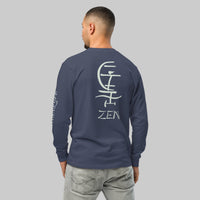 Zen-2 Wind Foiling Long Sleeve Graphic T-Shirt - Exclusive Reef Love Custom Design- Boho Chic Styles by Reef Love