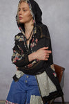 Zip Up Floral and Lace Patch Bomber Jacket-Jacket-Reef Love