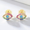 Zoe Evil Eye Earrings-Reef Love