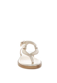 Zorad Metallic Genuine Leather Flats