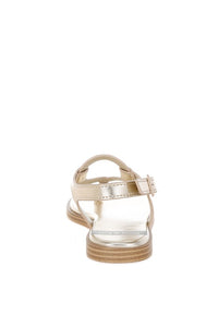 Zorad Metallic Genuine Leather Flats