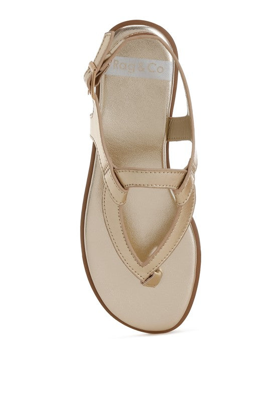 Zorad Metallic Genuine Leather Flats
