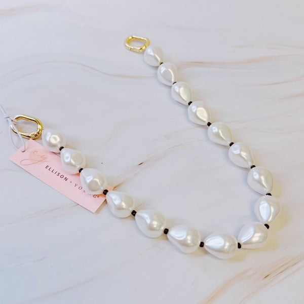 Beaded Pearl Handbag Charm