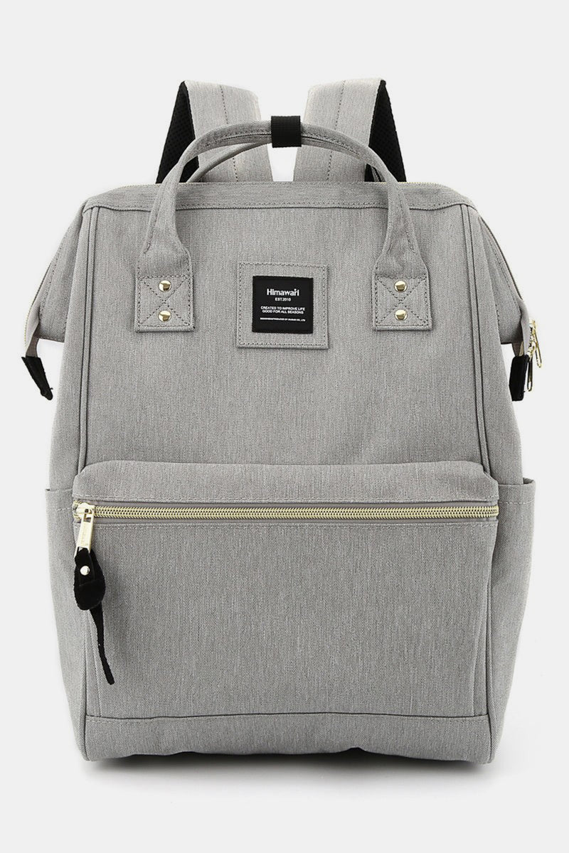 Waterproof Canvas Backpack Bag with Side Pockets. Computer Bag. Work Bag. Book bag. 