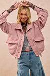 Shop Flower Printed Sheer Mesh Top with Thumb Opening-This stunning sheer mesh blouse features a romantic floral print in soft pink and coral tones against a dark base. Stretchy semi-transparent mesh fabric.-Reef Love Boho-Chic Boutique