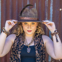 Natural Agate Triple Strand Bracelet-The Jewelry Junkie-Reef Love