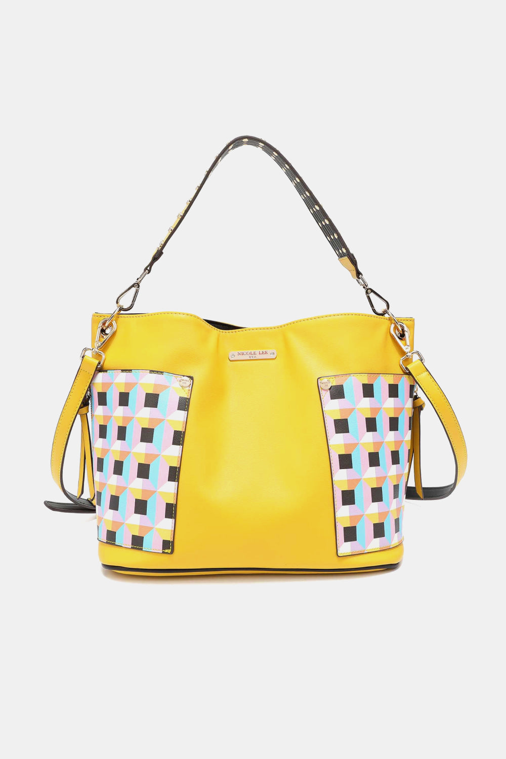 Women’s Three piece handbag set includes a Large Shoulder Bag, a Solid Bag, and a charming Heart Coin Pouch.