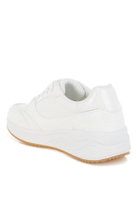 Subasa Chunky Mesh Platform Sneakers