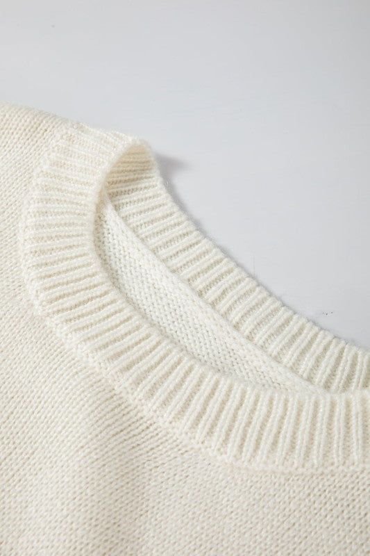 Christmas Snowflake Crewneck Sweater-Reef Love